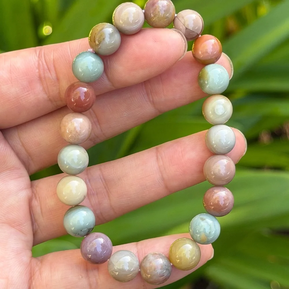 9mm stretchable multicolor dainty‎ Alashan bracelet 0451